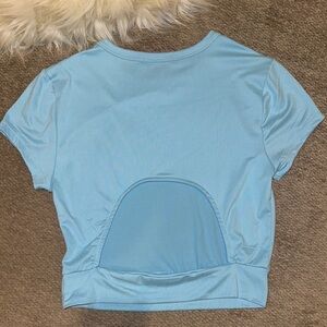 Light Blue Women's Active Top
